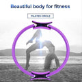 Premium Pilates Yoga Ring with EVA Foam Handles & Moderate Resistance - Blue