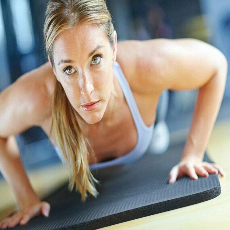 NBR Yoga Mat 183x61cm 20MM Thick Non-Slip Exercise Fitness Pad - Black - SuperSaverAU - view 5
