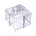 20 PCS Clear Treat Box Box Portable Cake Display Transparent Birthday Cake - 6 INCH(without ribbon)-Single - SuperSaverAU - view 6