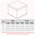 20 PCS Clear Treat Box Box Portable Cake Display Transparent Birthday Cake - 4 INCH(without ribbon)-Double - SuperSaverAU - view 2