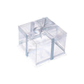20 PCS Clear Treat Box Box Portable Cake Display Transparent Birthday Cake - 4 INCH(without ribbon)-Double - SuperSaverAU - view 6