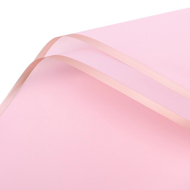 100PCS Waterproof Flower Gift Wrapping Paper Florist Bouquet Craft Packaging - Purple