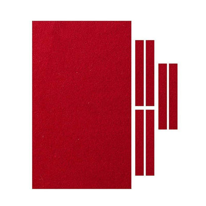 Billiard Snooker Pool Table Cover Cloth 9FT with Felt Strip - Red