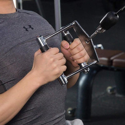 Rotation Close Grip Triangle & Tricep Rope - Cable Pulley Attachment for Gym