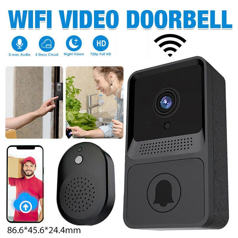 Smart WiFi Video Doorbell with Intercom and Camera