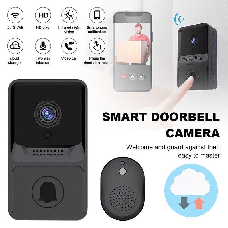 Smart WiFi Video Doorbell with Intercom and Camera