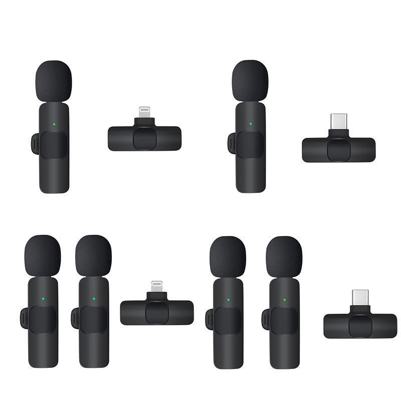 Premium Type-C Wireless Lavalier Dual Microphone Set for Vlogging