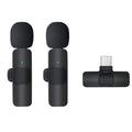 Premium Type-C Wireless Lavalier Dual Microphone Set for Vlogging