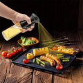 Premium Olive Oil Sprayer Glass Bottle – Black 200ml