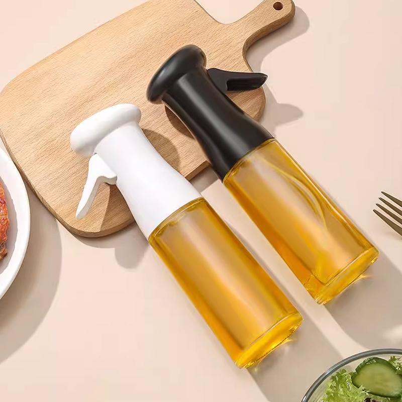 Premium Olive Oil Sprayer Glass Bottle – White 200ml