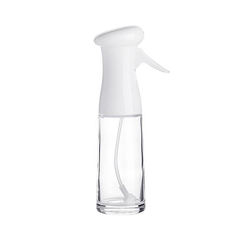 Premium Olive Oil Sprayer Glass Bottle – White 200ml