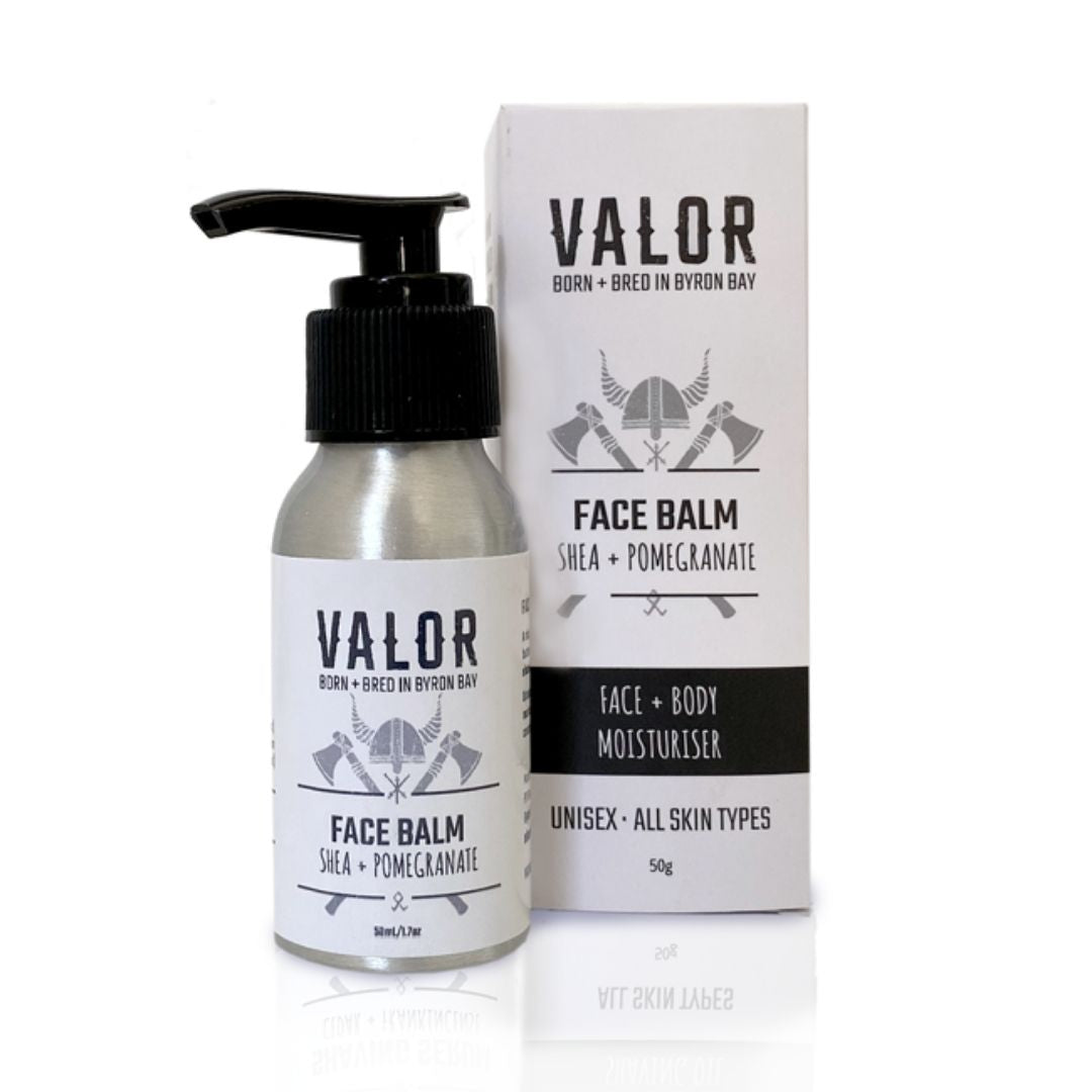 Valor Face Balm (Shea and Pomegranate) - SuperSaverAU - view 1