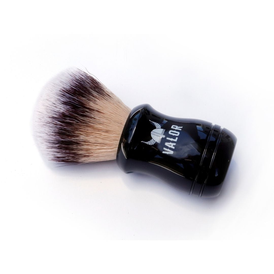 Shaving Brush Valor Black (vegan) - SuperSaverAU - view 1
