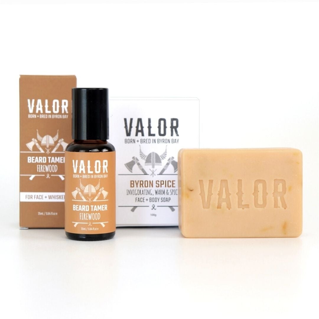 Tame Duo - Beard Tamer Firewood + Peppermint & Hemp Workers Soap - SuperSaverAU - view 1