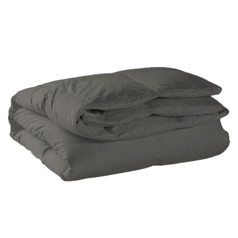 Luxor Summer Bamboo Blend Quilt 200GSM King Single - Made in Australia, Grey - SuperSaverAU - view 1