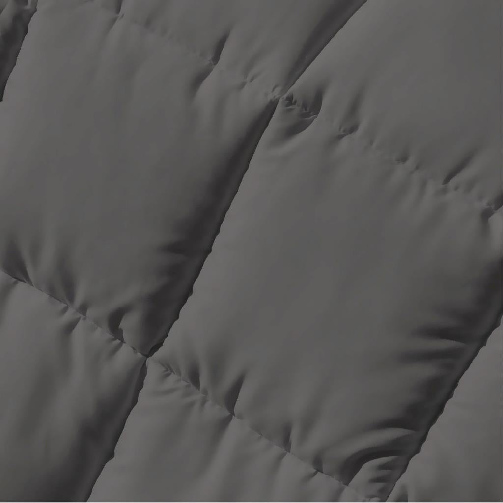 Luxor Australian Made Summer Bamboo Blend Quilt 200GSM Queen - Grey - SuperSaverAU - view 1
