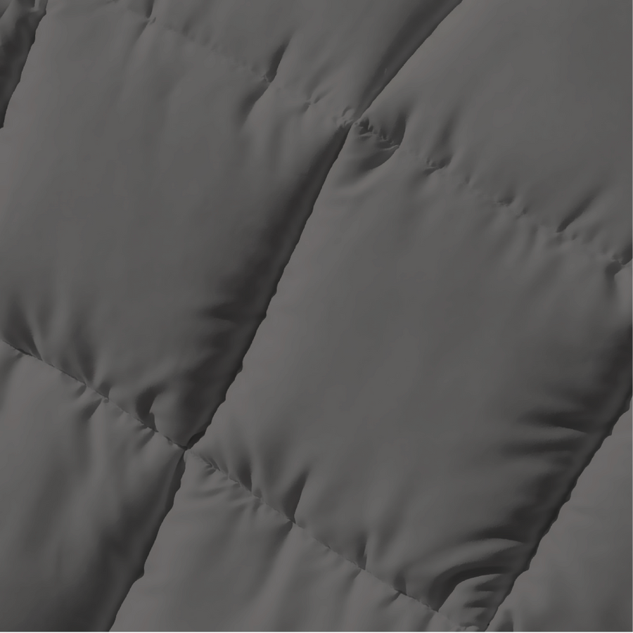 Luxor Australian Made 400GSM Summer Bamboo Blend Quilt Single - Grey - SuperSaverAU - view 1
