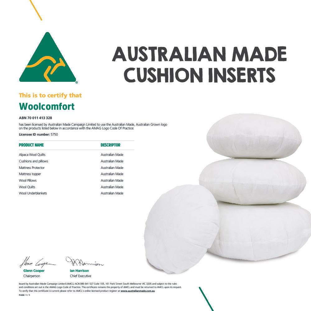 Luxor 45cm Aus Made Round Cushion Inserts - Premium Polyester Fibre, Allergy Free, 4 Pack - SuperSaverAU - view 1