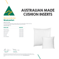 Luxor Twin Pack 65x65cm Aus Made Cushion Inserts - Premium Polyester Filling, Allergy Free - SuperSaverAU - view 2