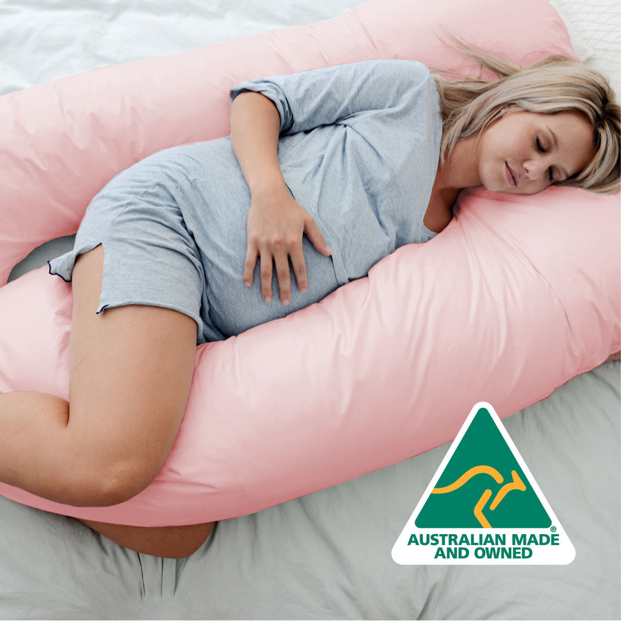 Woolcomfort Maternity Pillow 140 x 80cm - Bamboo Blend, Nursing Support, Machine Washable