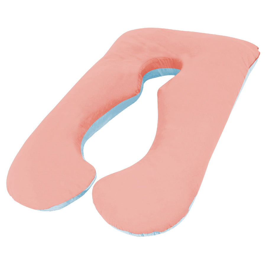 Woolcomfort Maternity Pillow 140x80cm - Bamboo Cover, Memory Filling, Nursing Support - SuperSaverAU - view 1