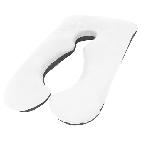Woolcomfort Maternity Pillow 140x80cm - Bamboo Cover, Nursing Support, Machine Washable - SuperSaverAU - view 1