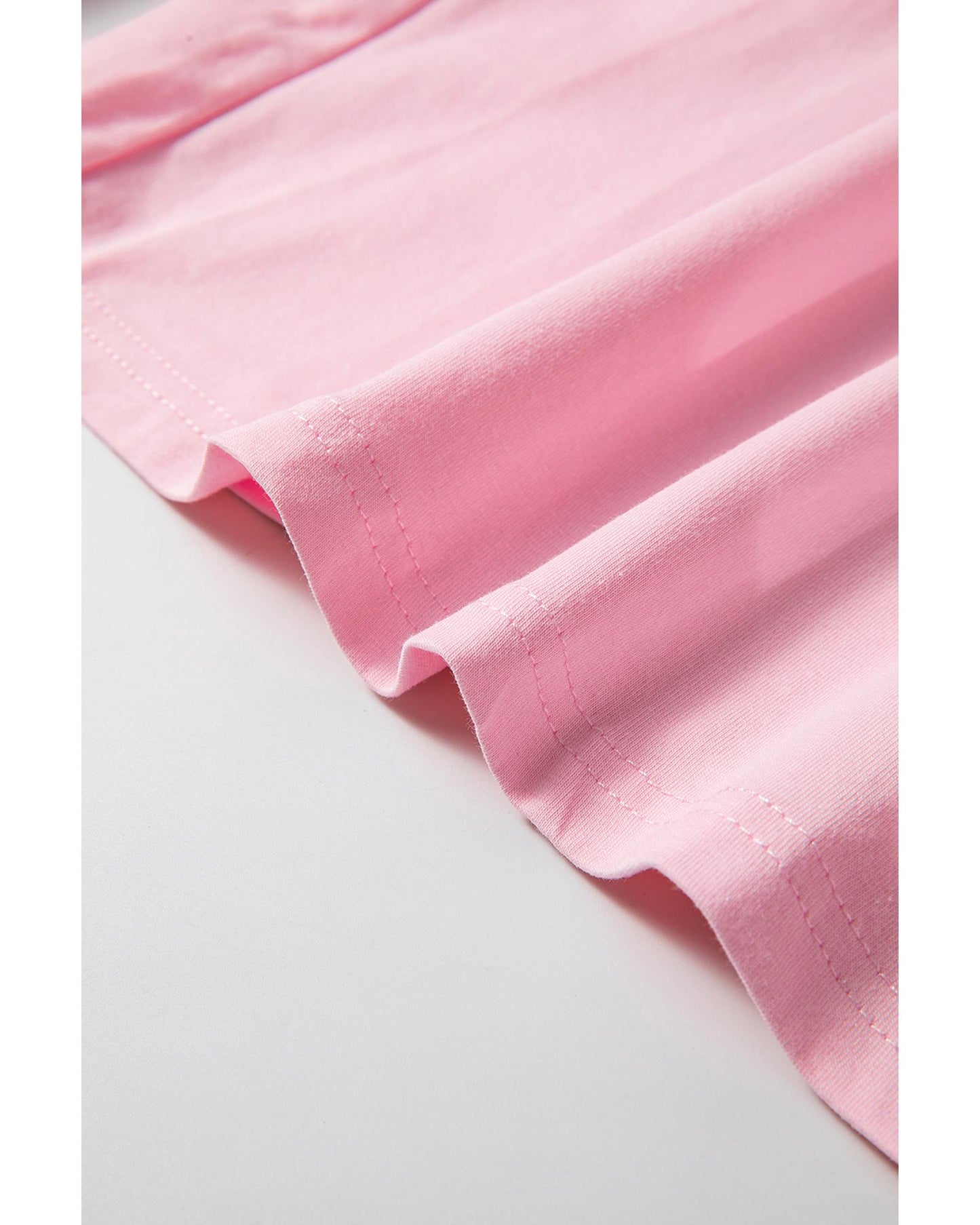 Premium Women's Plus Size Top with Long Sleeve Patchwork Colorblock - Pink 3X