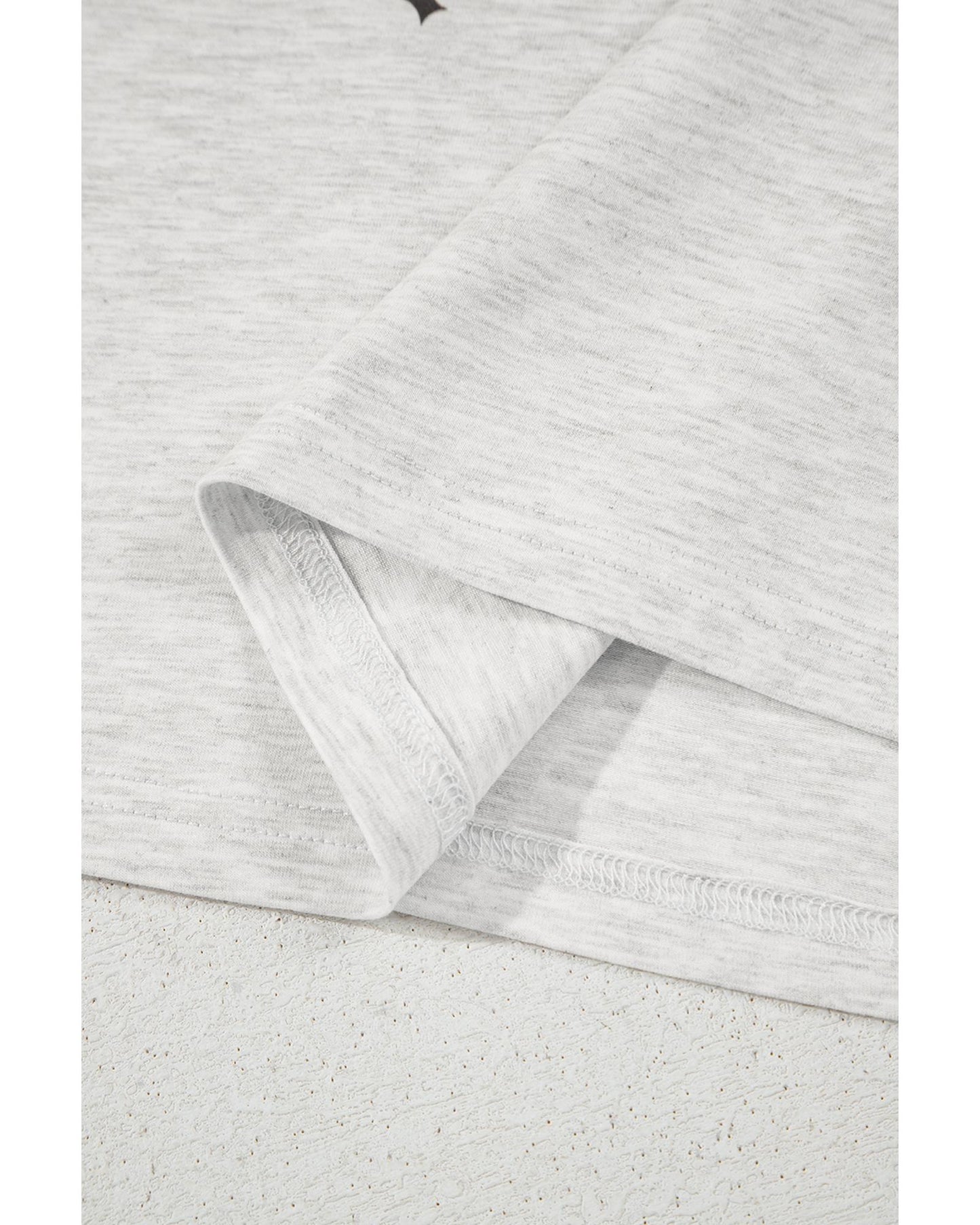 Light Grey Yee Haw Western Fashion Print Plus Size Tee - 2X