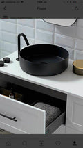 360mm Round Porcelain Sink in Various Colors - SuperSaverAU - view 3