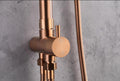 Brushed Rose Gold Copper Shower Set 200mm Stainless Steel with Diverter - SuperSaverAU - view 3
