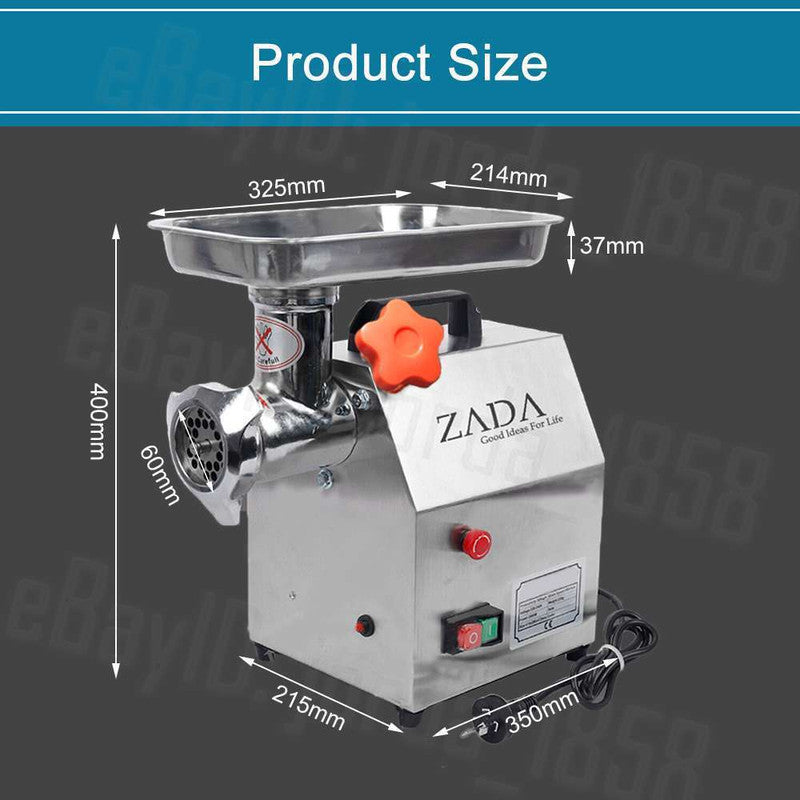 1.63HP Commercial Meat Mincer- Electric Grinder & Sausage Maker Filler 1200W - SuperSaverAU - view 3