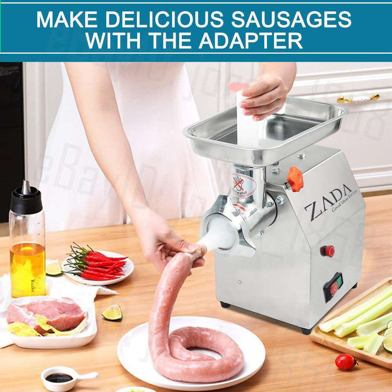 1.63HP Commercial Meat Mincer- Electric Grinder & Sausage Maker Filler 1200W - SuperSaverAU - view 7