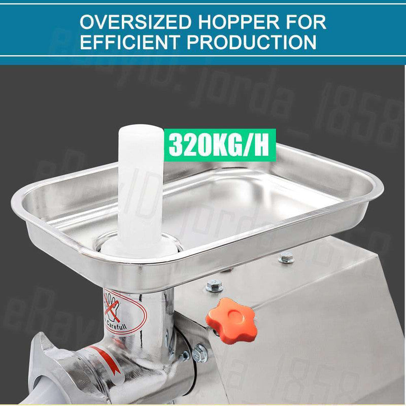 1.63HP Commercial Meat Mincer- Electric Grinder & Sausage Maker Filler 1200W - SuperSaverAU - view 8