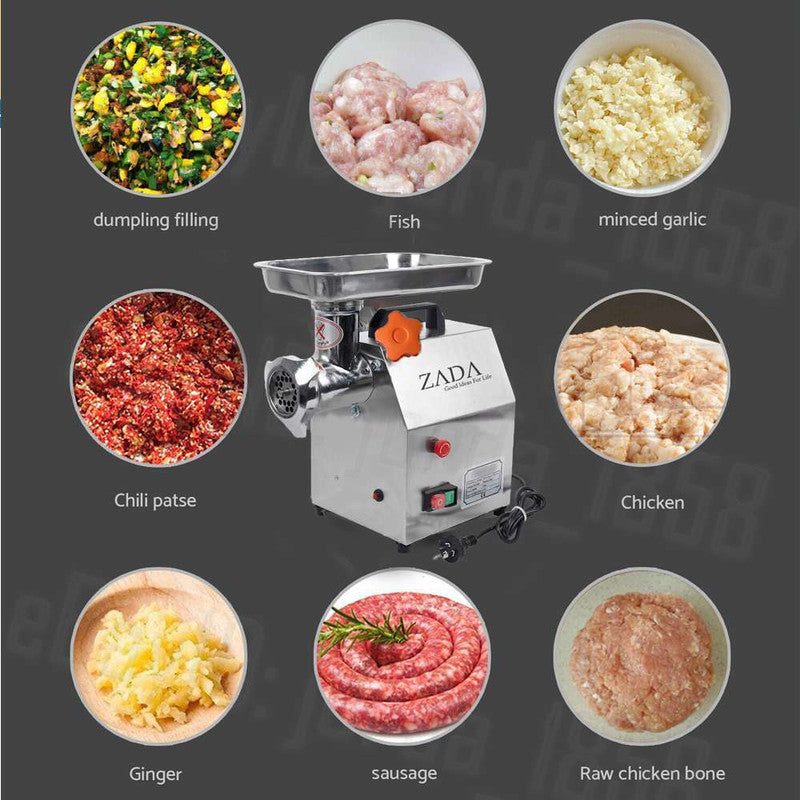 1.63HP Commercial Meat Mincer- Electric Grinder & Sausage Maker Filler 1200W - SuperSaverAU - view 13