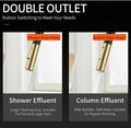Brushed Gold & Matte Black Pull-out Spray Kitchen Mixer Tap 420mm - SuperSaverAU - view 4