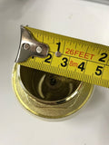 Burnished Brass Gold Pop Up Waste Plug 40 mm NO Overflow Solid Brass - SuperSaverAU - view 2