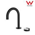 V549 Marble 200mm Matte Black Wall Taps 1/4 Turn with Ceramic Cartridge - SuperSaverAU - view 3