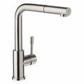 Brushed Nickel Pull-Out Spray Kitchen Mixer Tap Faucet, 304 Stainless Steel - SuperSaverAU - view 1