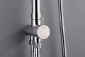 Brushed Nickel Shower Set 200 mm Solid Stainless Steel 304 with Diverter - SuperSaverAU - view 1