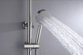 Brushed Nickel Shower Set 200 mm Solid Stainless Steel 304 with Diverter - SuperSaverAU - view 4