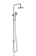 Brushed Nickel Shower Set 200 mm Solid Stainless Steel 304 with Diverter - SuperSaverAU - view 5