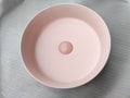 Matte Pink Round Porcelain Sink - 360 mm Counter Basin - SuperSaverAU - view 6