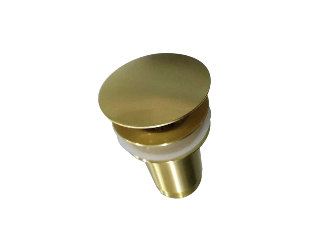 Burnished Nickel Pop Up Waste Plug 40 mm NO Overflow Solid Brass