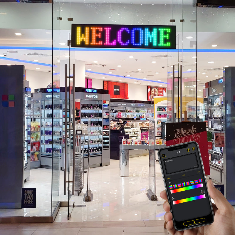 Programmable LED Matrix Panel Flexible Screen IP65 with APP Control 120*595mm - SuperSaverAU - view 6