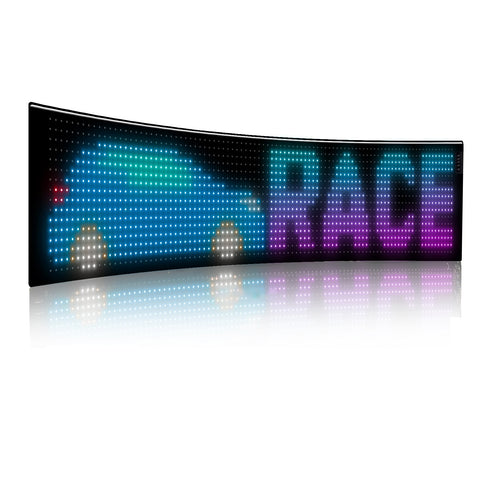 Programmable LED Matrix Panel Flexible Screen IP65 with APP Control 192*898mm - SuperSaverAU - view 1