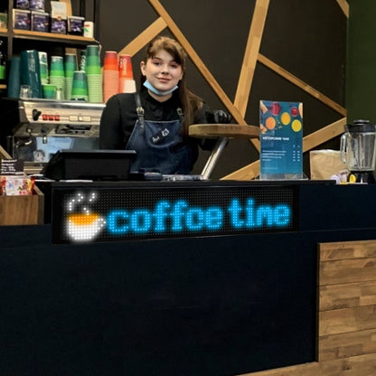 Programmable LED Matrix Panel Flexible Screen IP65 with APP Control 192*898mm