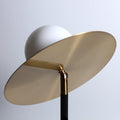 Semino Table Lamp – Black 54cm with Brass Bulb Holder, G9 LED