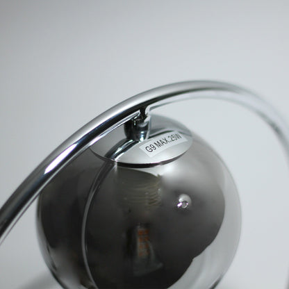 Larique Table Lamp - Chrome, 30cm x 30cm x 12.5cm, G9, 2700K Warm Glow