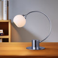 Lexi Lighting Penelope Touch Table Lamp with Glass Shade - Chrome
