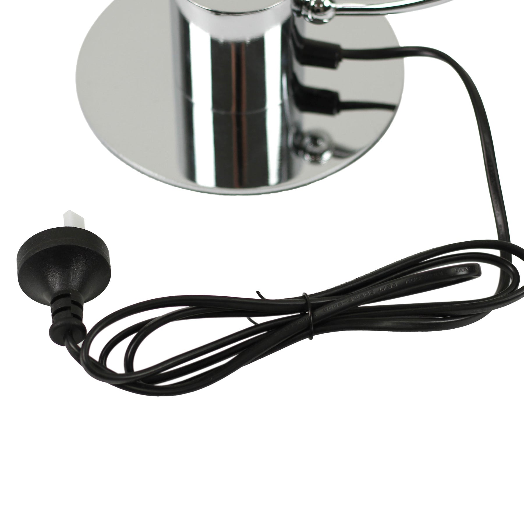 Lexi Lighting Penelope Touch Table Lamp with Glass Shade - Chrome